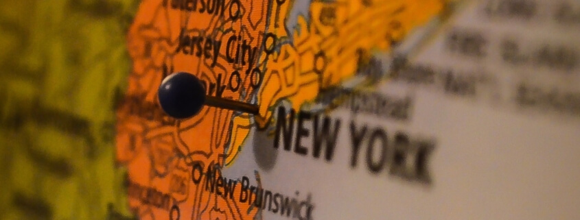 pin in map of new york
