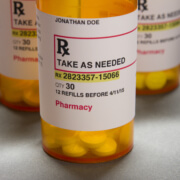 take as needed Rx bottle shutterstock 5_22_2018 prescription bottle
